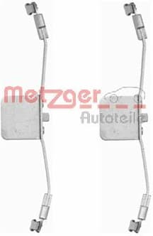 priedų komplektas, diskinių stabdžių trinkelės 109-1641