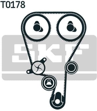 Timing belt kit VKMA06800 - image 2