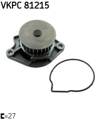 Water Pump, engine cooling VKPC 81215 - image 2