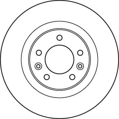 Brake discs kit rear, (2pcs), Top Quality DF4945 - image 2