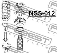 Suspension Strut Support Mount NSS-012 - image 2