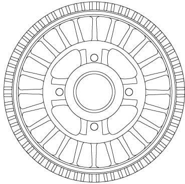 Brake Drum DB4557MR - image 2
