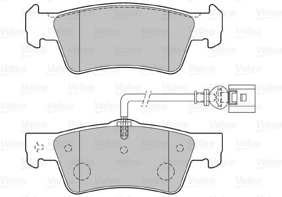 Brake Pad Set, disc brake ESSENTIAL 301946 - image 2