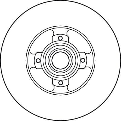 Brake Disc TRW SINGLE DF6128BS - image 4