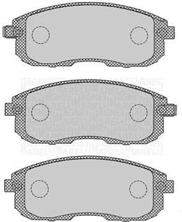 Brake Pad Set, disc brake 363916060695
