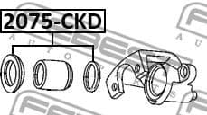 Repair Kit, brake caliper 2075-CKDR - image 2