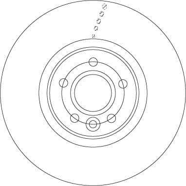 Brake Disc TRW SINGLE DF6676S - image 4