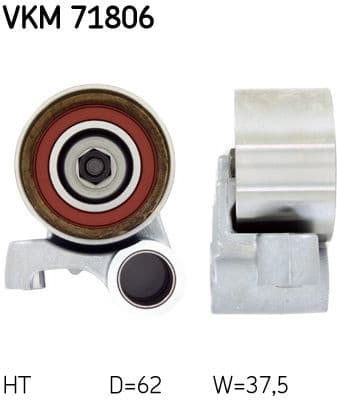 Tensioner Pulley, timing belt VKM 71806 - image 2