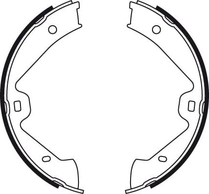 Brake shoes handbrake, Top Quality GS8776 - image 3