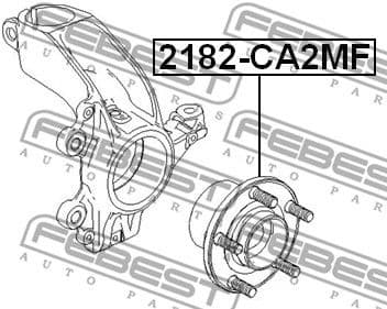 Wheel Hub 2182-CA2MF - image 2