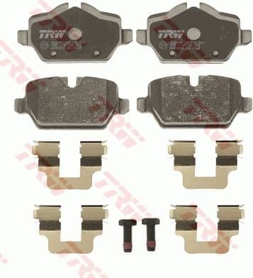 Brake pads rear, Top Quality GDB1612