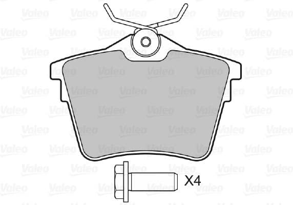 Brake Pad Set, disc brake 598664 - image 2