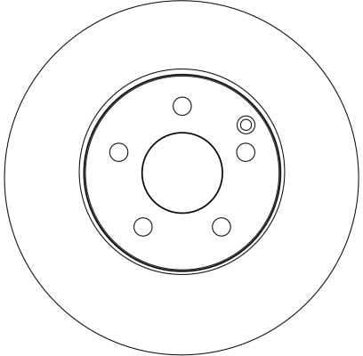 Brake discs kit front (2pcs), Top Quality DF4261 - image 2
