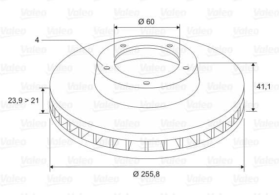 Brake Disc 186592 - image 2