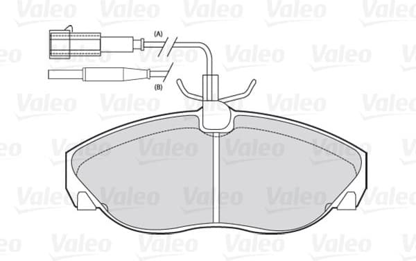 Brake Pad Set, disc brake ESSENTIAL 301010