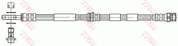 Brake Hose PHD938 - image 5