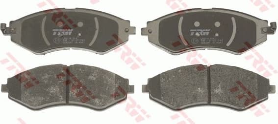 Brake Pad Set, disc brake COTEC GDB3347 - image 4