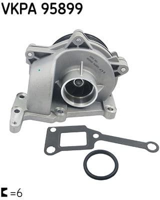 Water Pump, engine cooling VKPA 95899 - image 3