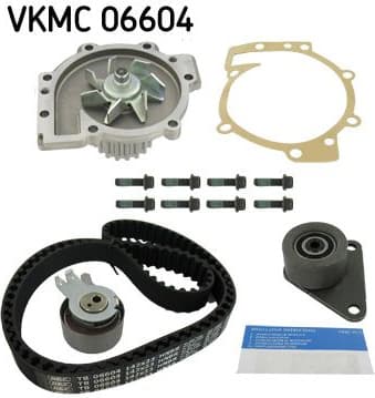 Timing belt kit with water pump VKMC 06604