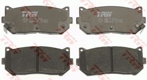 Brake Pad Set, disc brake COTEC GDB3203 - image 4