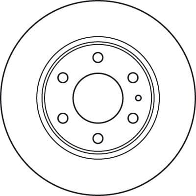 Brake Disc TRW SINGLE DF4988S - image 4