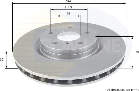 Brake Disc ADC0279V - image 2