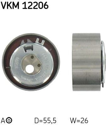 Tensioner Pulley, timing belt VKM 12206 - image 2