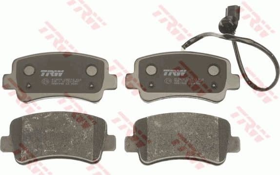 Brake pads rear, Top Quality GDB1903 - image 4