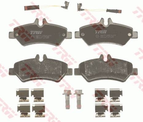 Brake pads rear, Top Quality GDB1697