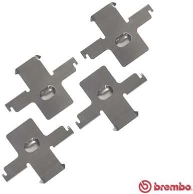 Accessory Kit, disc brake pad PRIME LINE A 02 290