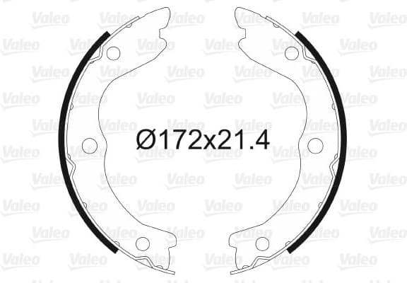 Brake Shoe Set, parking brake 564177