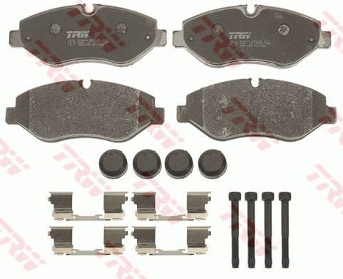 Brake pads front, Top Quality GDB1698