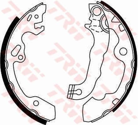 Brake Shoe Set GS8636 - image 2