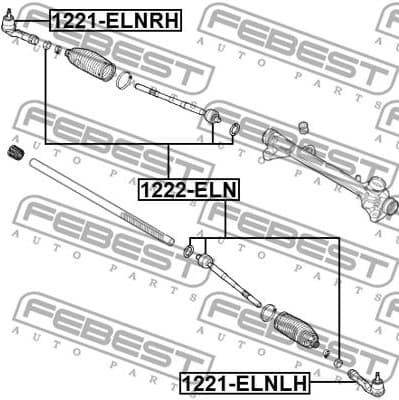 Tie Rod End 1221-ELNLH - image 2