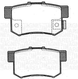 Brake Pad Set, disc brake 363916060461