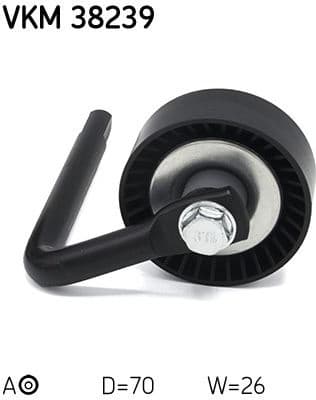 Belt Tensioner, V-ribbed belt VKM 38239 - image 2