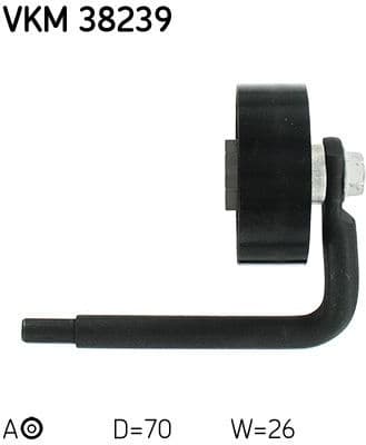 Belt Tensioner, V-ribbed belt VKM 38239 - image 4