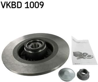 Brake disc with bearing, Top Quality VKBD1009 - image 3