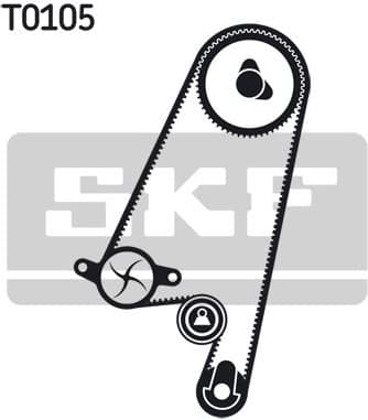 Water Pump & Timing Belt Kit VKMC 05402 - image 4