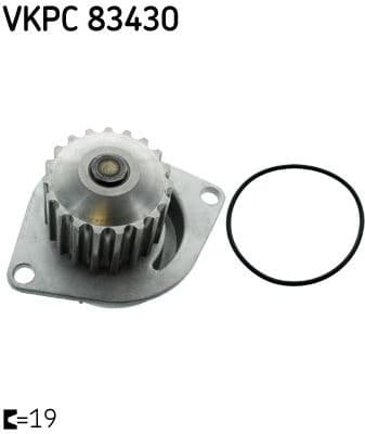 Water Pump, engine cooling Aquamax VKPC 83430 - image 2