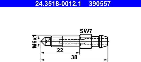 Breather Screw/Valve 24.3518-0012.1