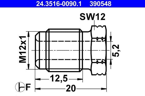 Union Bolt 24.3516-0090.1
