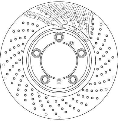 Brake Disc TRW SINGLE DF6464S - image 3
