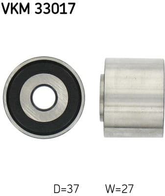 Deflection/Guide Pulley, V-ribbed belt VKM 33017 - image 2