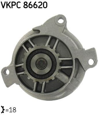 Water pump cooling system VKPC86620 - image 2