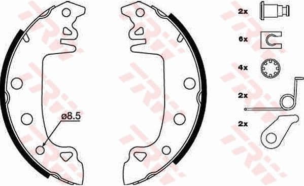 Brake Shoe Set GS8315 - image 5