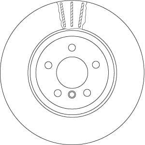 Brake Disc TRW SINGLE DF6610S - image 5