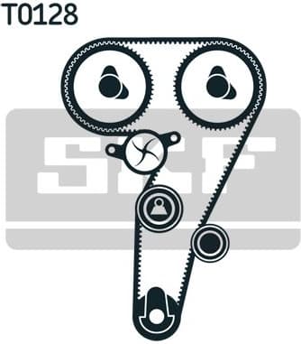 Water Pump & Timing Belt Kit VKMC 02183 - image 4