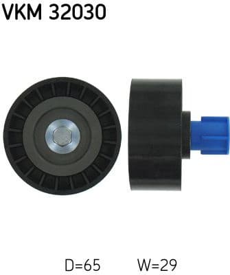 Deflection/Guide Pulley, V-ribbed belt VKM 32030 - image 2