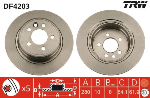 Brake Disc DF4203 - image 3